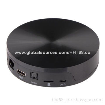 Google's Android 4.4 TV Box with DDR3 2G, Quad-core 2.0G and Cortex-A9, Supports OTA FunctionNew